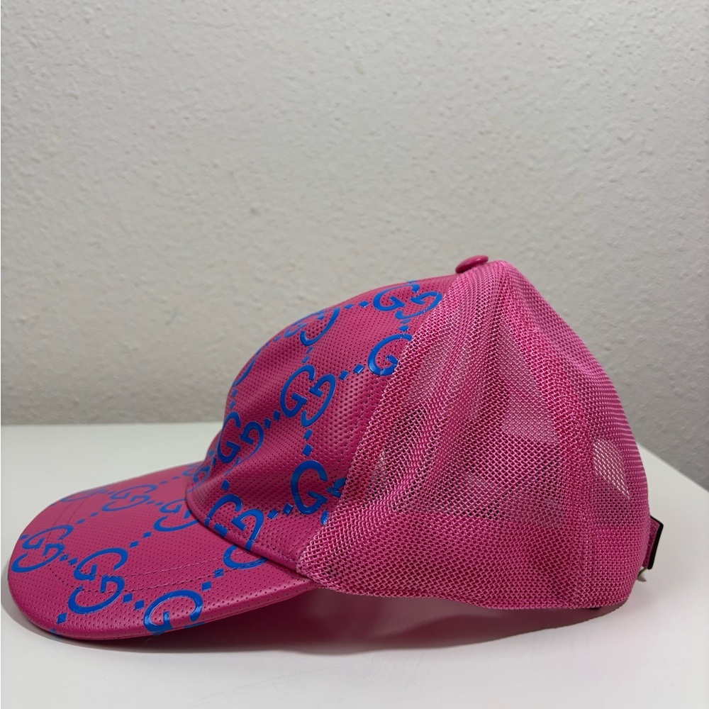 Gucci GG Leather Baseball Cap - Picture 2 of 10